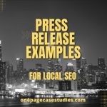 Press release Examples