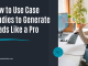 how to use case studies to generate leads