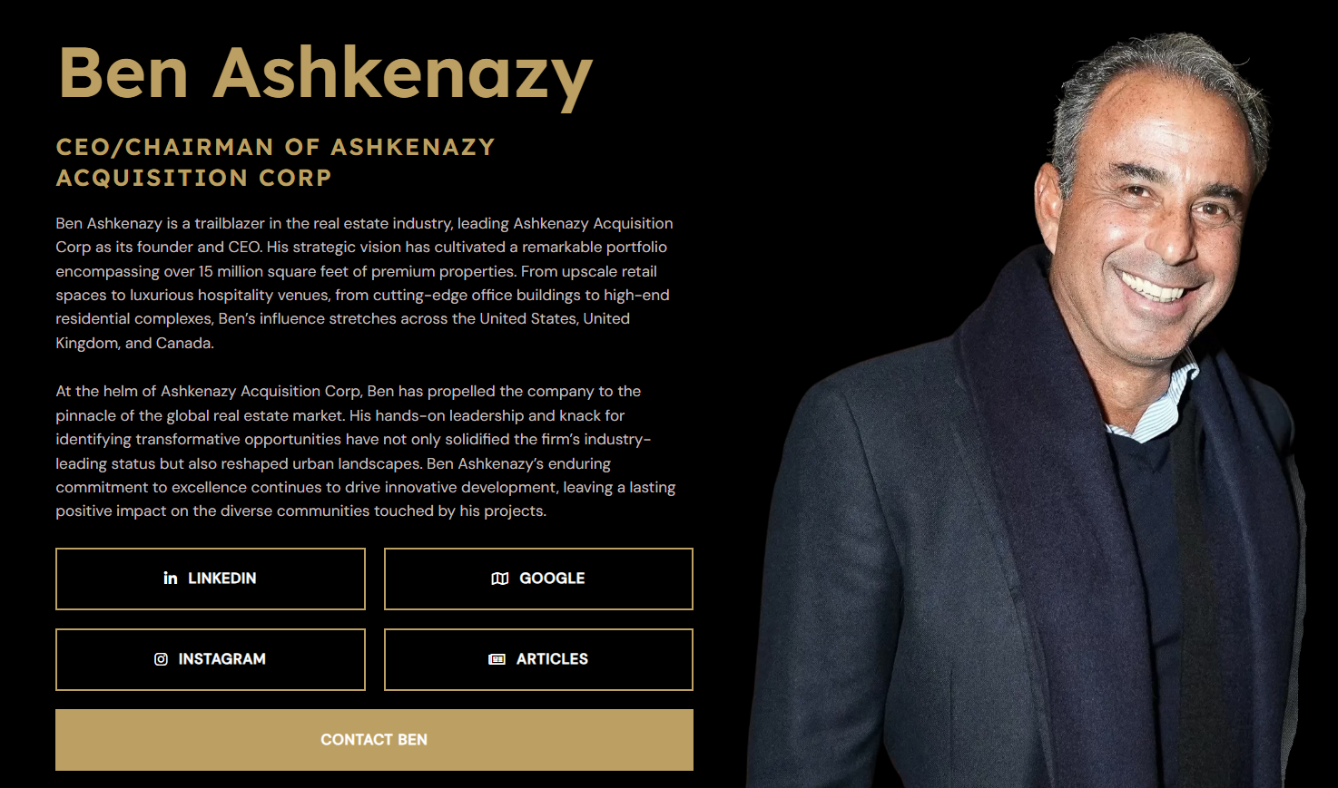 ben ashkenazy commercial real estate investments