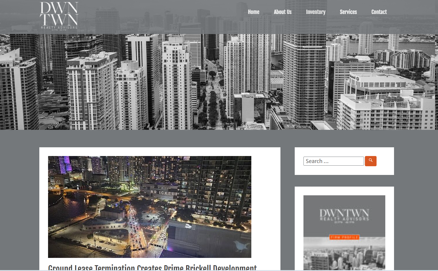 miami website designers commercial real estate